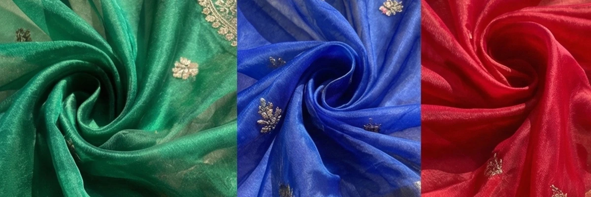 Organza-Georgette-Crepe