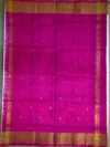 Blouse of pearl colour pure silk saree