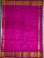 Blouse of pearl colour pure silk saree