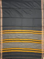 Pallu of black cotton Narayan Peth saree