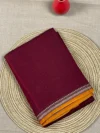 Maroon cotton Narayan Peth sarrr