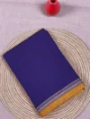 Purple cotton Narayan Peth saree