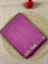Purple mango silk saree