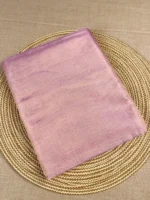 lavender-plain tissue cotton Maheshwari Lavender plain tissue-cotton Maheshwari saree