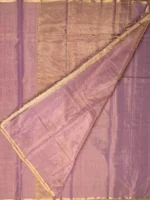lavender-plain tissue cotton Maheshwari-blouse Blouse of lavender plain tissue-cotton Maheshwari saree