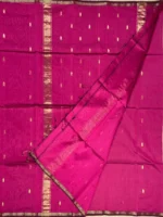 magenta-small-border-maheshwari-silk-cotton-blouse